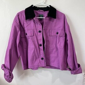 purple denim jacket 🤩